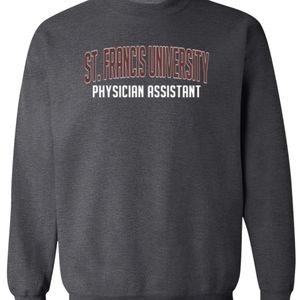 St Francis University, Loretto, PA. Physician Assistant sweatshirt. XL. New. M/W